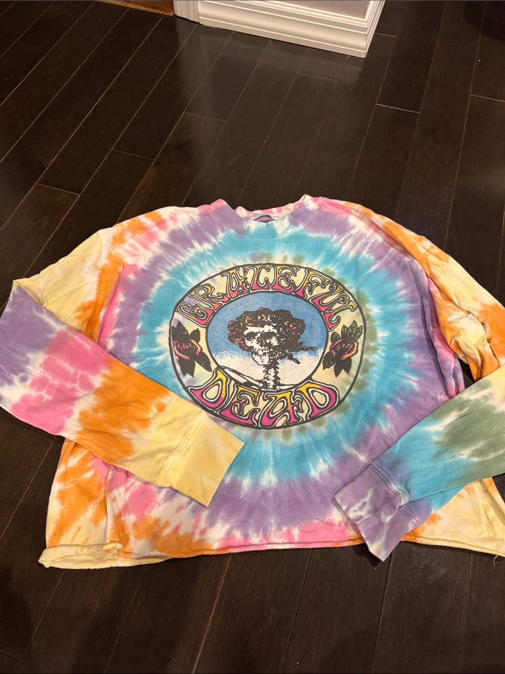 Daydreamer Grateful Dead Multicolor Tie-Dye Long Sleeve Tee